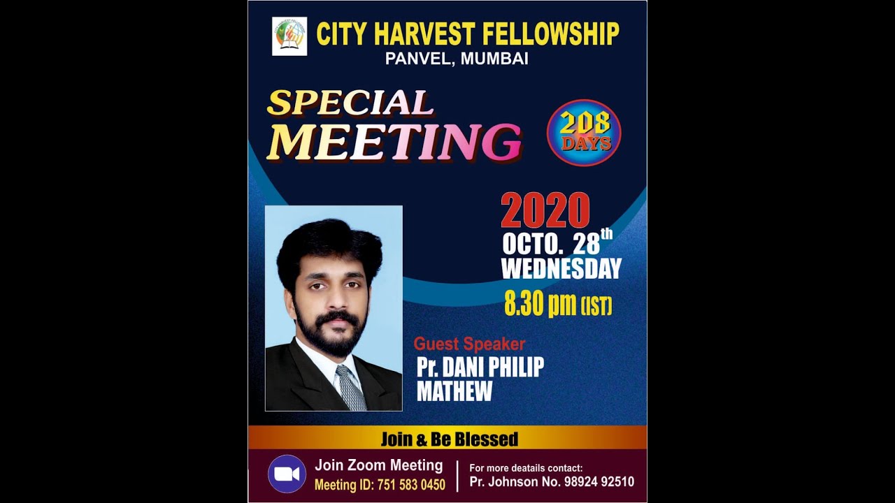 Pastor : Dani Philip Mathew