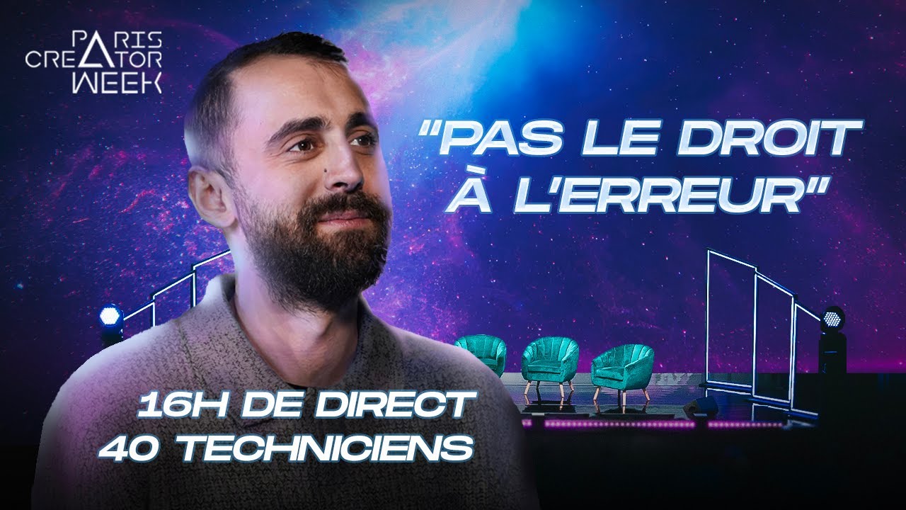 Enorme tournage pour la Paris Creator Week, comment on &agrave; fait ?