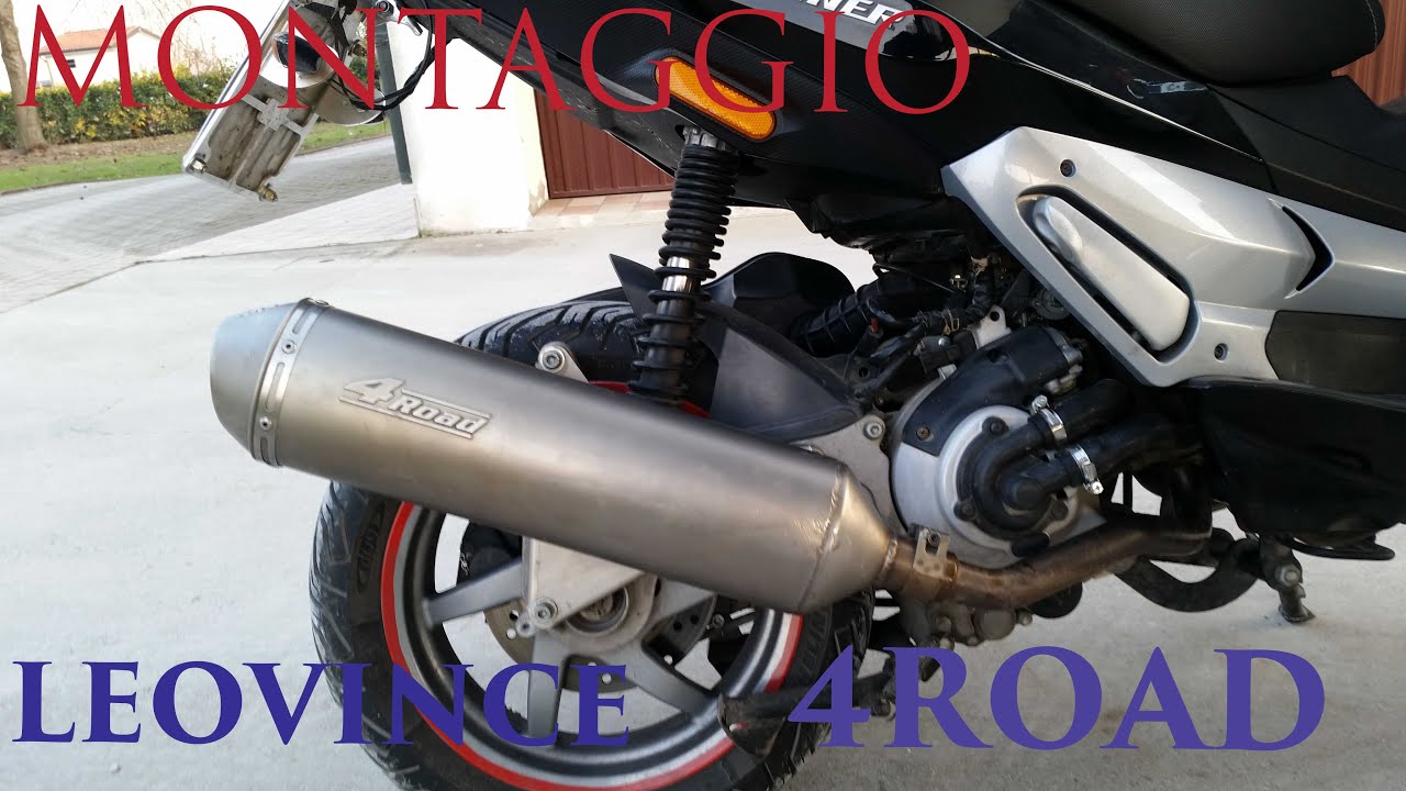 Montaggio LEOVINCE 4ROAD su Runner 125 (sound assurdo)