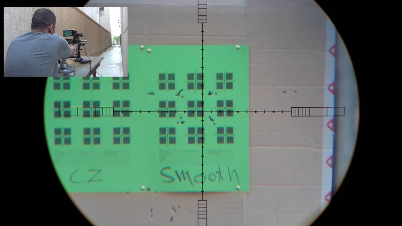 cz barrel vs smooth twist  barrel 40 yard  p1