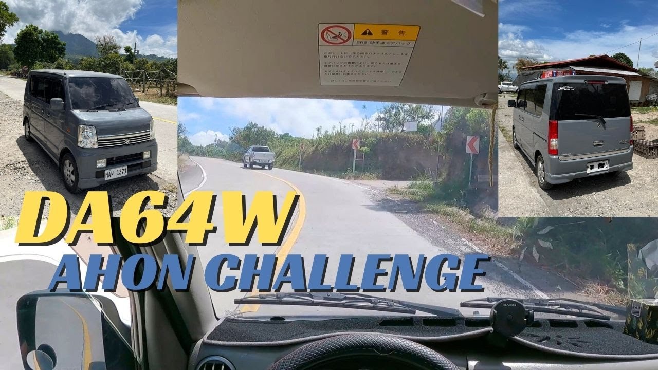 Suzuki DA64W 4x2 Turbo Automatic Uphill Road Test + Driving Tips sa Akyatan