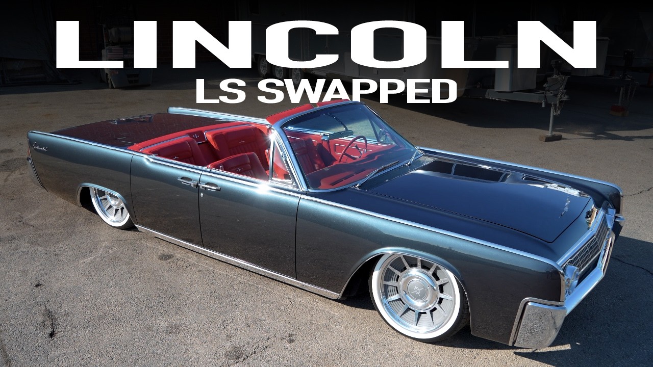 CUSTOM Garage Built '63 Lincoln Continental LS Powered & SLAMMED [4K]