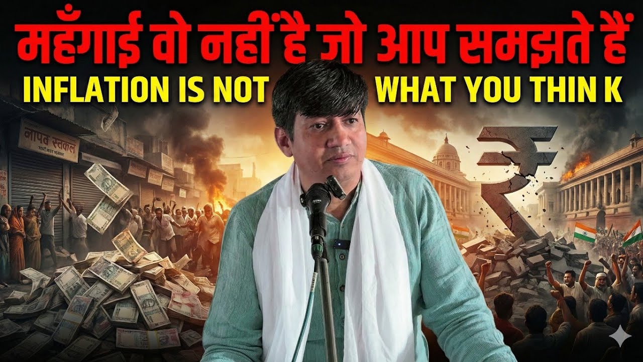 समस्या महँगाई है या आपकी मेहनत की क़ीमत का कम होना, ये समझने के लिए सवाल और जवाब कॉमेंट कीजिए सुनकर 