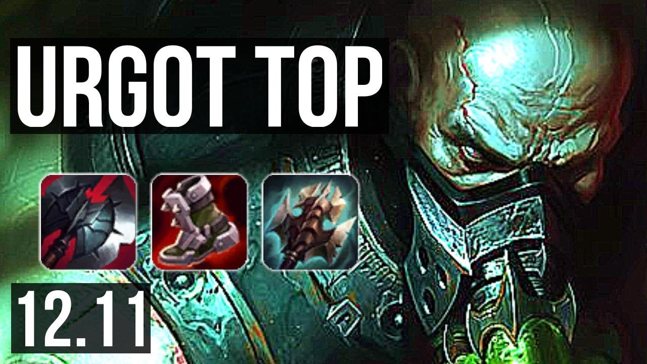 URGOT vs FIORA (TOP) | 10 solo kills, 2.5M mastery, 1400+ games, 11/2/3 | EUW Diamond | 12.11