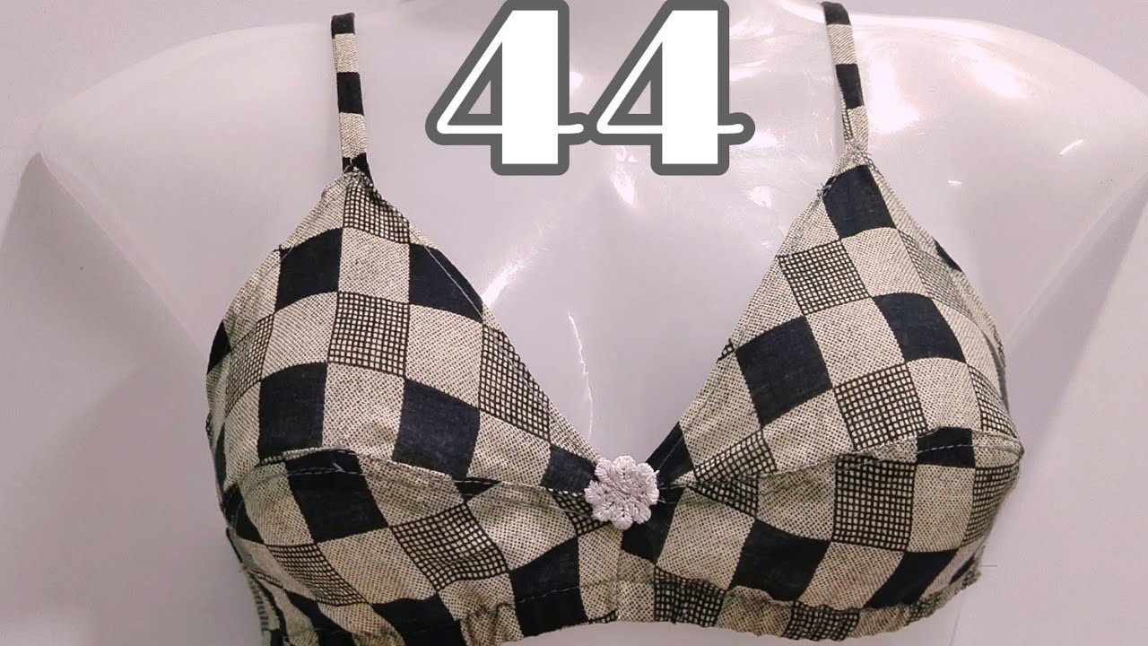 Machine,Designer blouse44 साइज के लिए ब्रा की कटिंग और सिलाई कैसे करें
