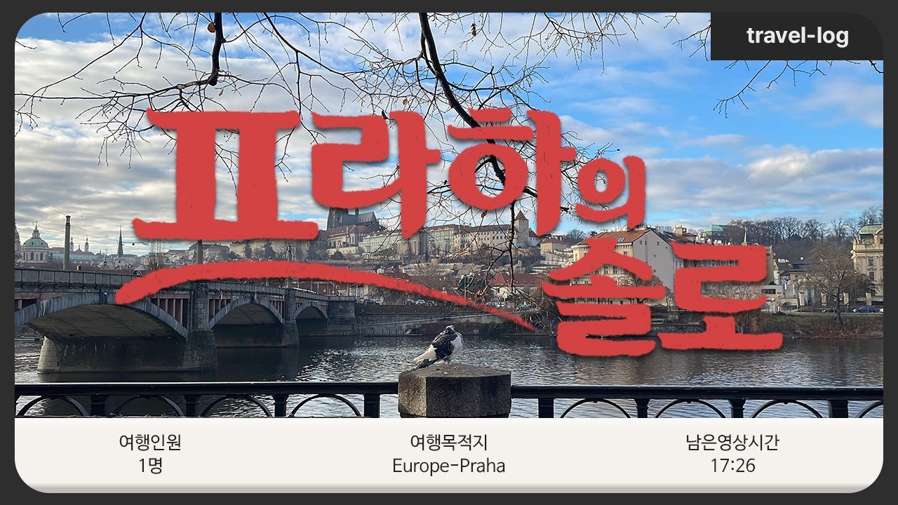 [유럽-프라하] 혼자 왔니? 응 나 솔로야
