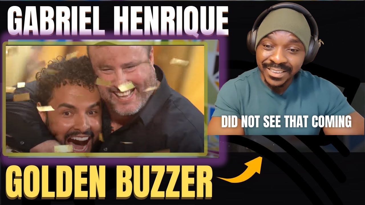 OMD-Golden Buzzer Gabriel Henrique's Impressive High Notes in AGT 2023-FIRST TIME reaction_KINGS!!!.