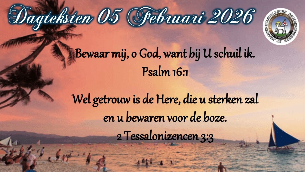 Dagteksten & Gebed 05 Februari 2026 EBG Immanuel SXM
