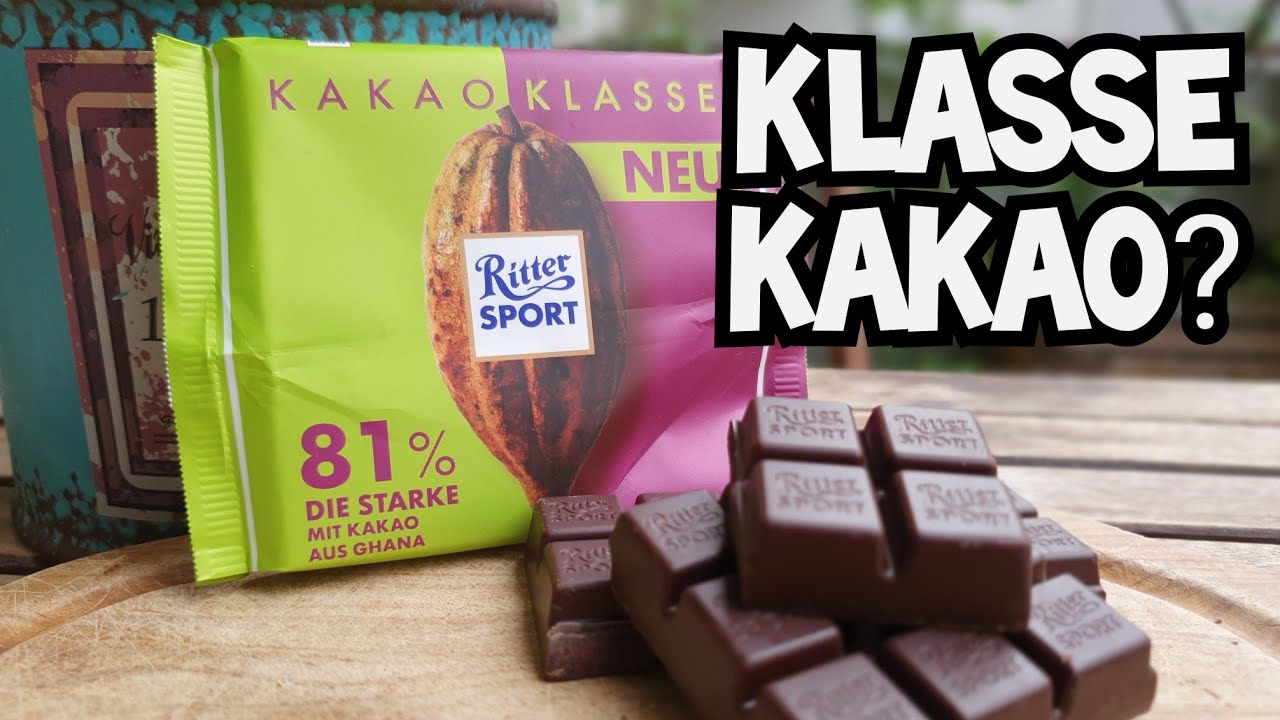 Ritter Sport Kakao Klasse 81 % | HEFTIG schokoladig
