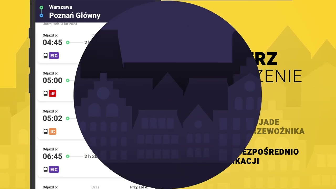 Jakdojade ogarnia też pociągi!