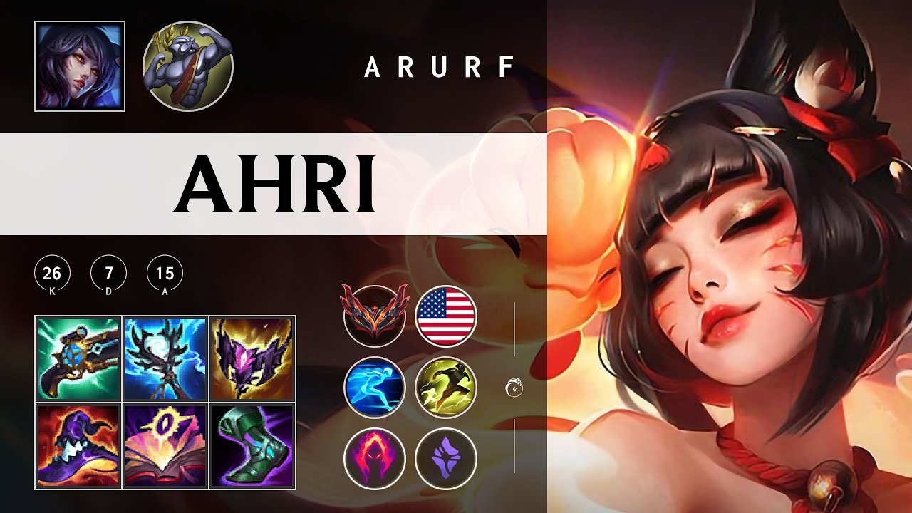 Ahri ARURF - NA Grandmaster Patch 25.23