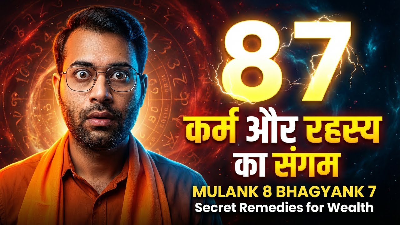 कर्म और रहस्य का संगम | Mulank 8 and Bhagyank 7 | Numerology Remedies