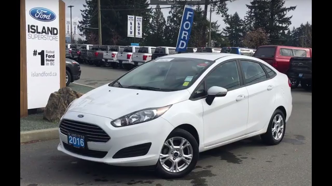 2016 Ford Fiesta SE W/ Ambient Lighting, Cruise Control, A/C Review| Island Ford