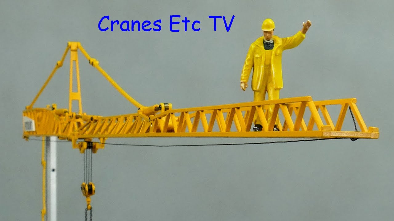 Conrad Potain Hup 32-27 Self-Erecting Crane by Cranes Etc TV