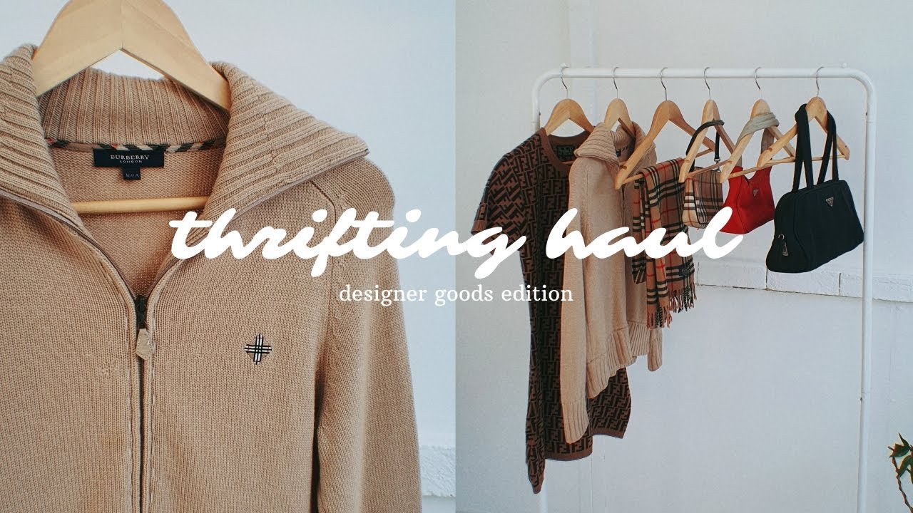 Thrifting in Korea 🇰🇷 Designer Brands Thrift Haul ft. Prada, Fendi, Burberry
