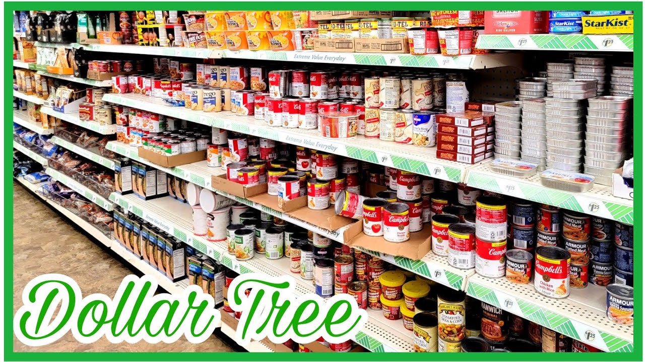 DOLLAR TREE 🌳 SHOP WITH ME GROCERY ASILE