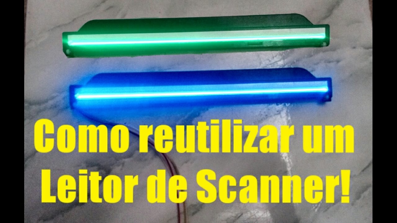 COMO REUTILIZAR UM LEITOR DE SCANNER!!
