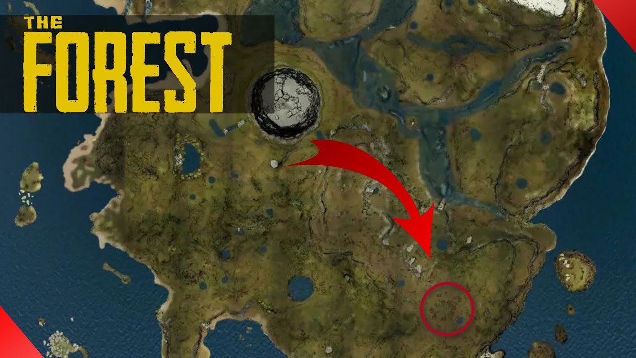 Como pegar o mapa no THE FOREST |How to get the map