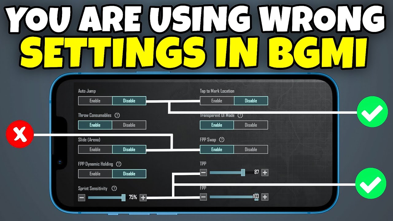 BGMI All New Basic & Advance SETTINGS/CONTROLS | Perfect BGMI Settings Guide | BGMI / Pubg Mobile