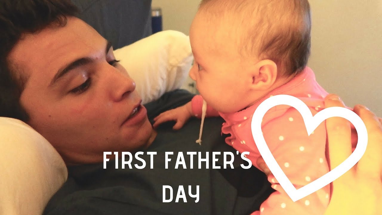 TEEN DAD'S FIRST FATHER'S DAY // WITH A THROW UP GIFT!