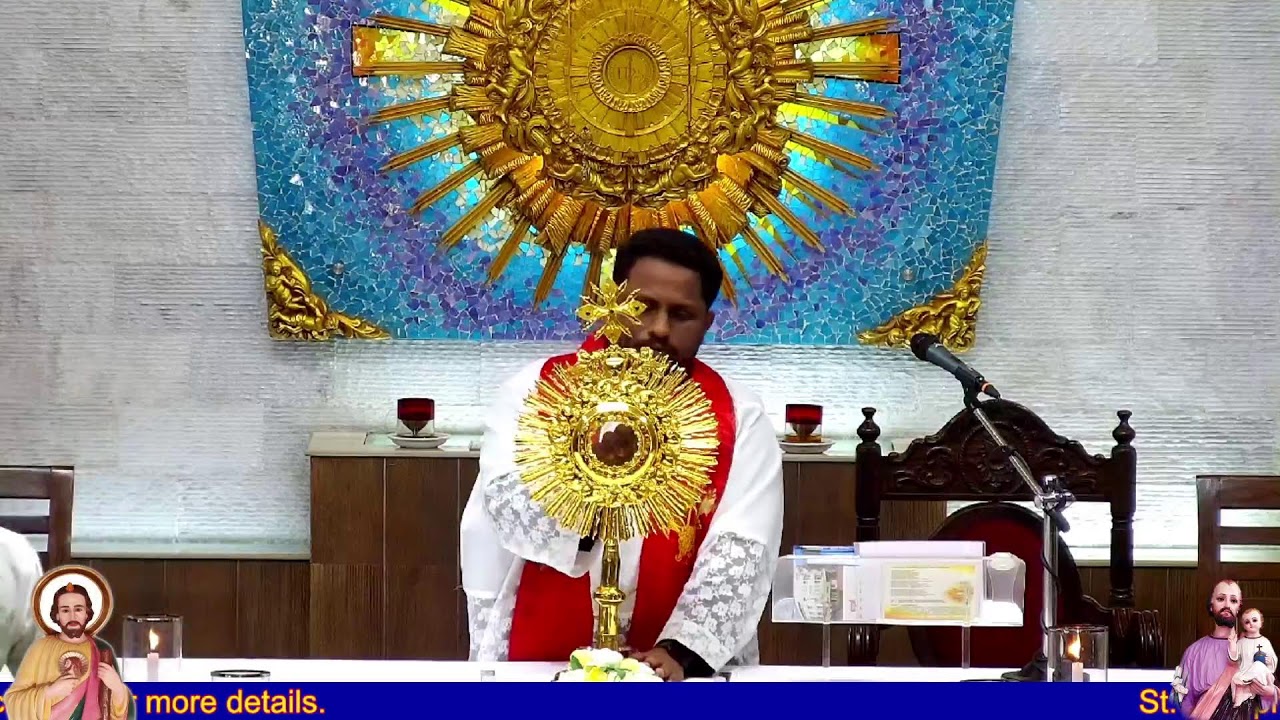 12-02-2026  THURSDAY  03.45 PM  Holy Mass & Novena St Joseph & St JUDE Church Thevara