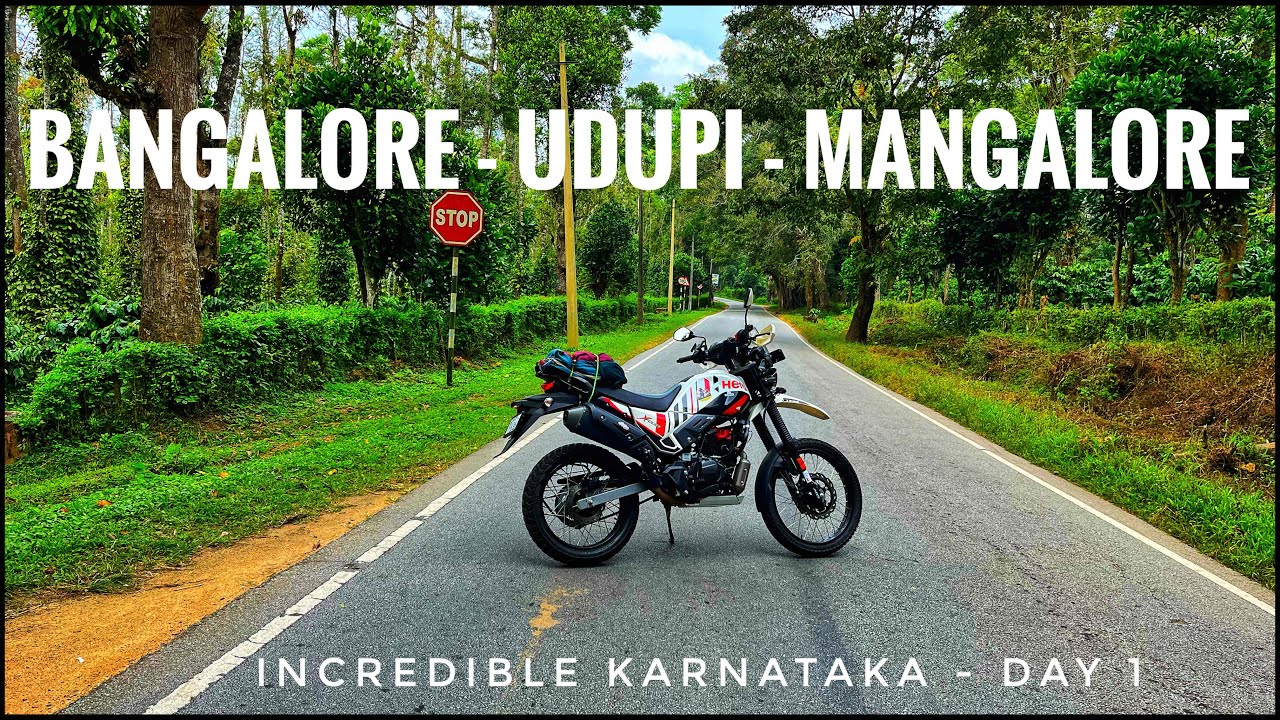 Bangalore-Udupi-Mangalore Ride || Day-1 || 1100 kms Ride on Xpulse Rally