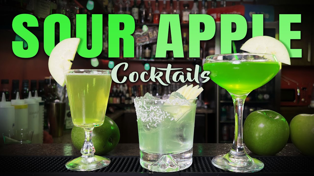 🍏 3 Unique Sour Apple Cocktails You&rsquo;ve Never Tried! 🍸