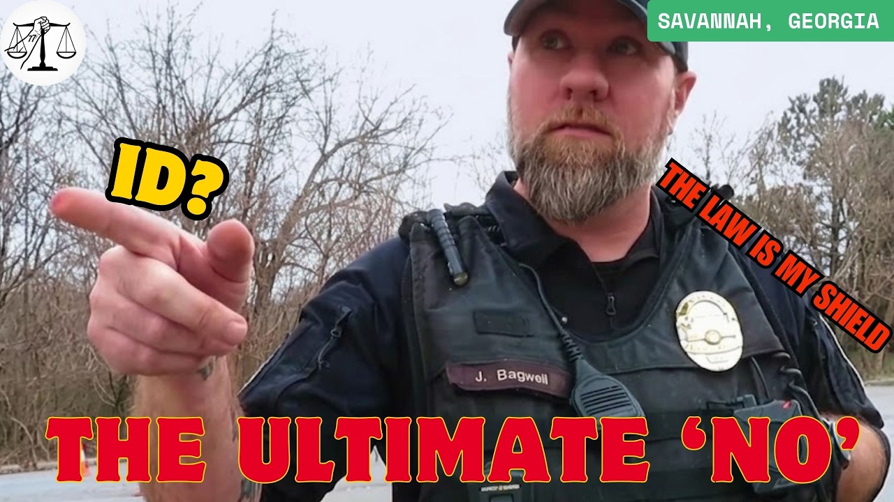 ID REFUSAL Masterclass: Cop Instantly Regret Asking for ID &ndash; Walk of Shame | ID Refusal Pro