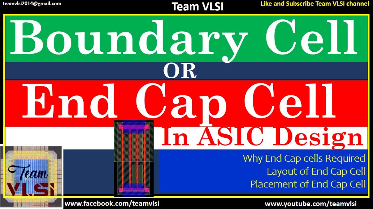 End Cap or Boundary Cell | Use of endCap Cells | Placement of endCap Cell | Layout of endCap Cell