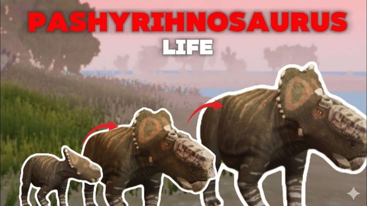 PASHYRIHNOSAURUS LIFE #20 | the cursed dinosaur isle @dreamdustgames