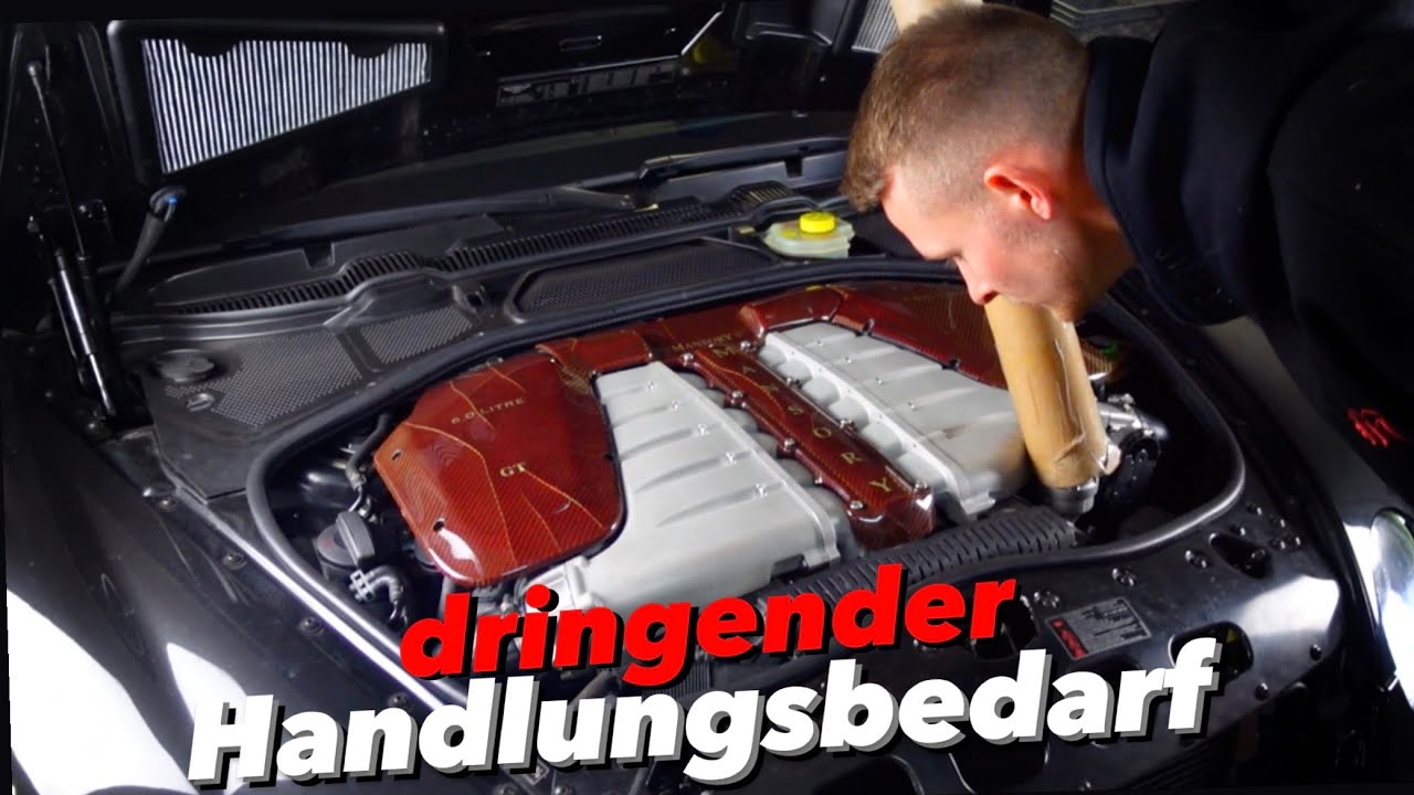Was RASSELT am Bentley Motor? 12 Zylinder Biturbo macht den Geldbeutel leer