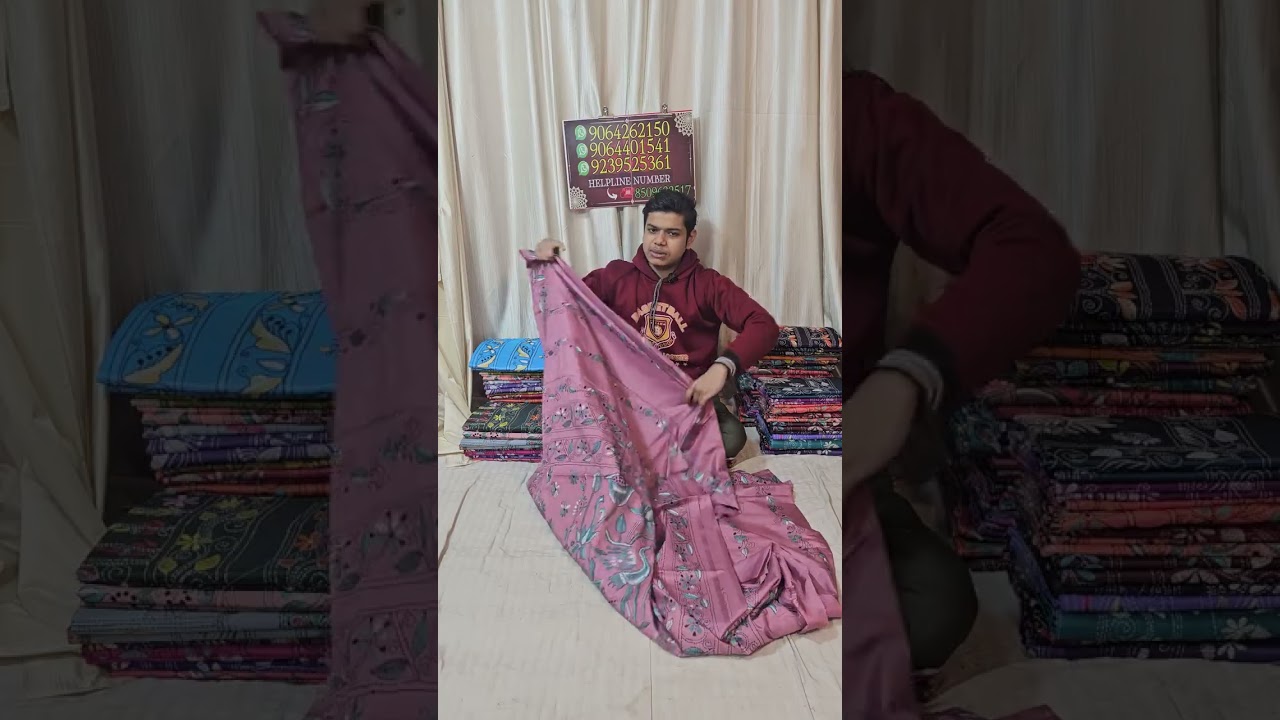 সবচেয়ে বেশি সেল হওয়া শাড়ি✨😍💫😎 | KANTHA STITCH SAREE | WP US- 9064262150 |