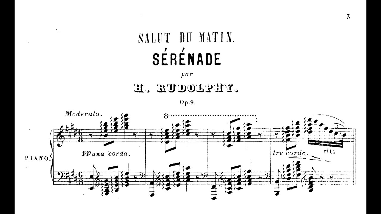 H. Rudolphy - Sérénade, Op.9 // 
