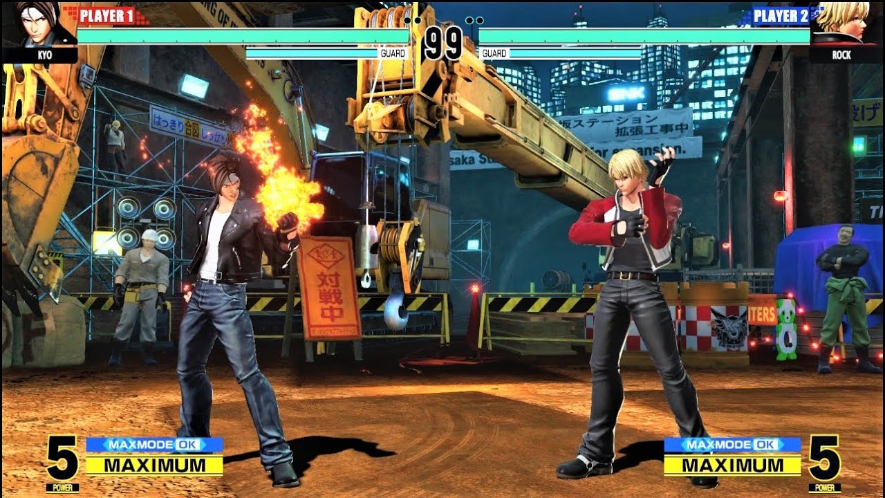 Kyo Kusanagi vs Rock Howard (Hardest AI) - KOF XV