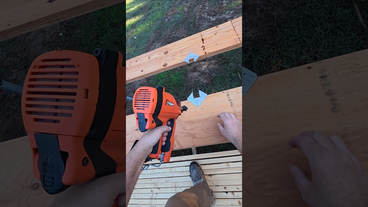 Paslode Cordless Metal Connector Nailer #shorts #paslode #tools #nailer #cordlessnailer #carpenter