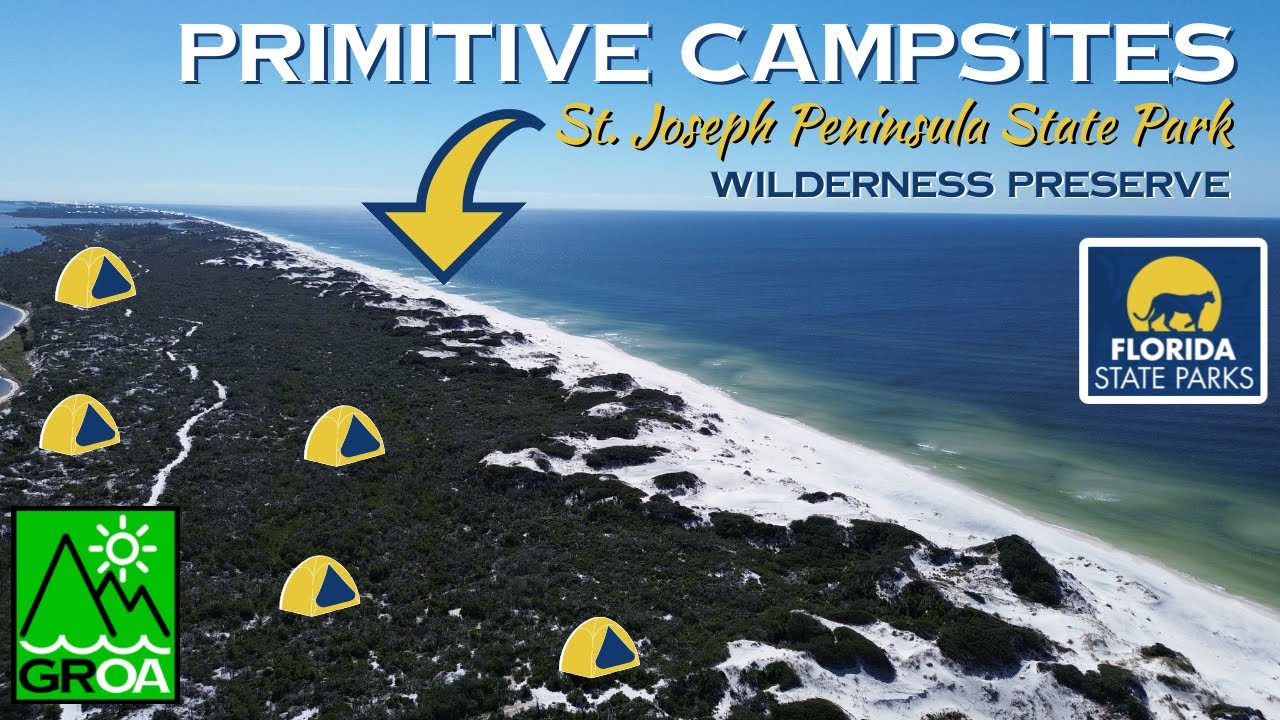 14 Primitive Campsites at St. Joseph Peninsula State Park   |  Wilderness Preserve