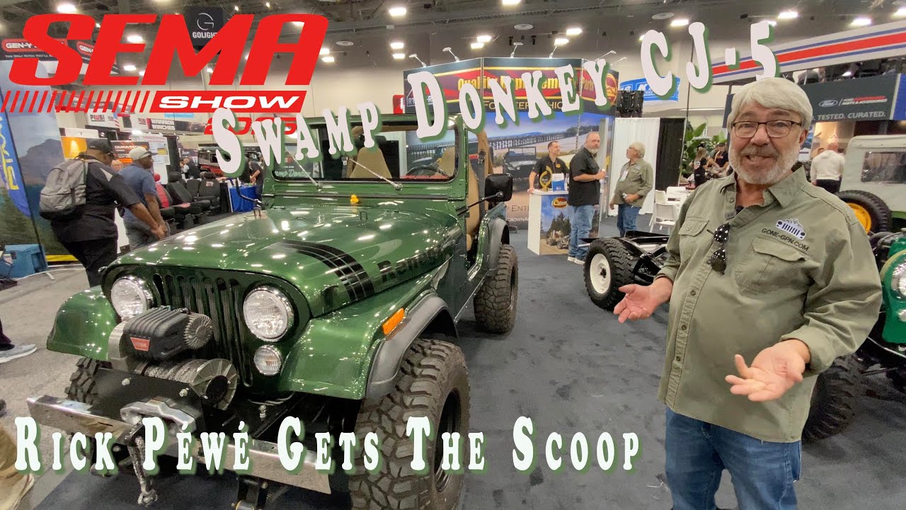 Рик Пью получает сенсацию от Swamp Donkey CJ-5 на выставке SEMA 2025