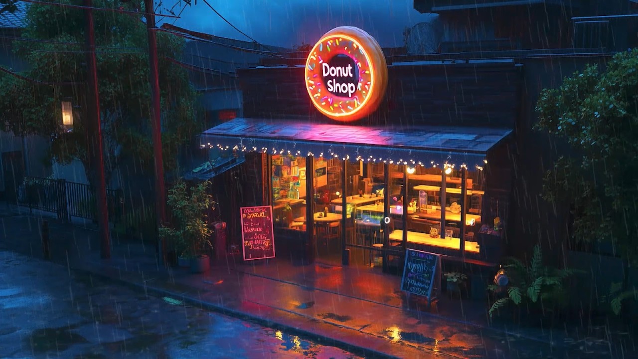Rainy Mood : Stay Warm ⛈️ | Lofi Music, Rain Outside Jazz Inside