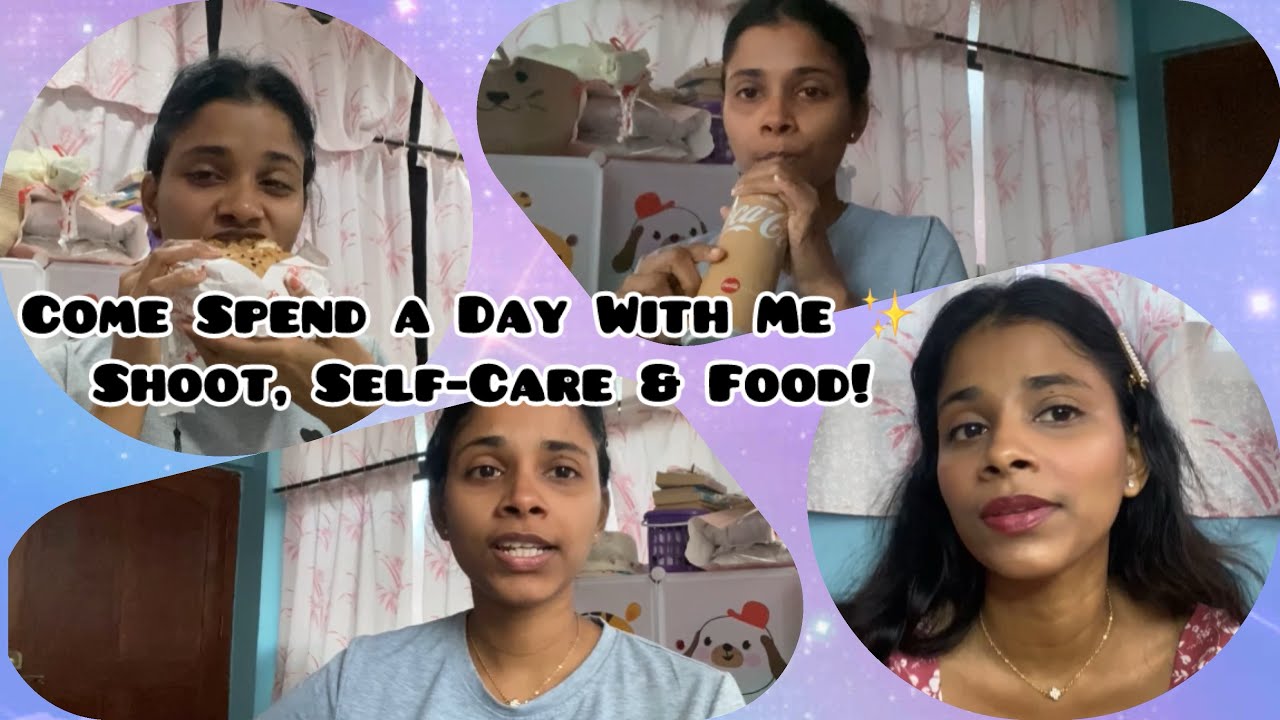Spend a Raw & Real (and Fun!) Day With Me ✨ Shoot + Skincare + Food 🍔🍟
