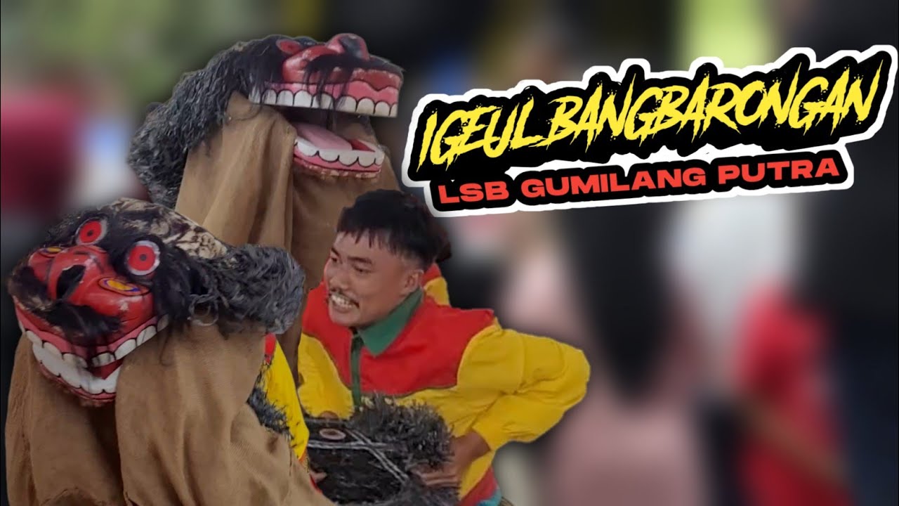 Atraksi Kuda kepang Bangbarongan M Kuplew | Lsb Gumilang Putra | Kepang Ngamuk | Barong Ngigeul