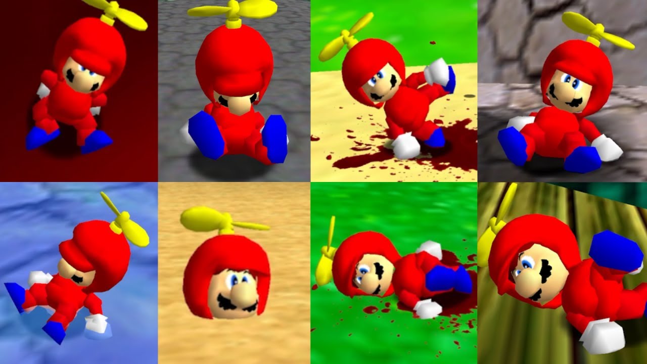 100 Ways to Die in Super Mario 64 with Propeller Mario