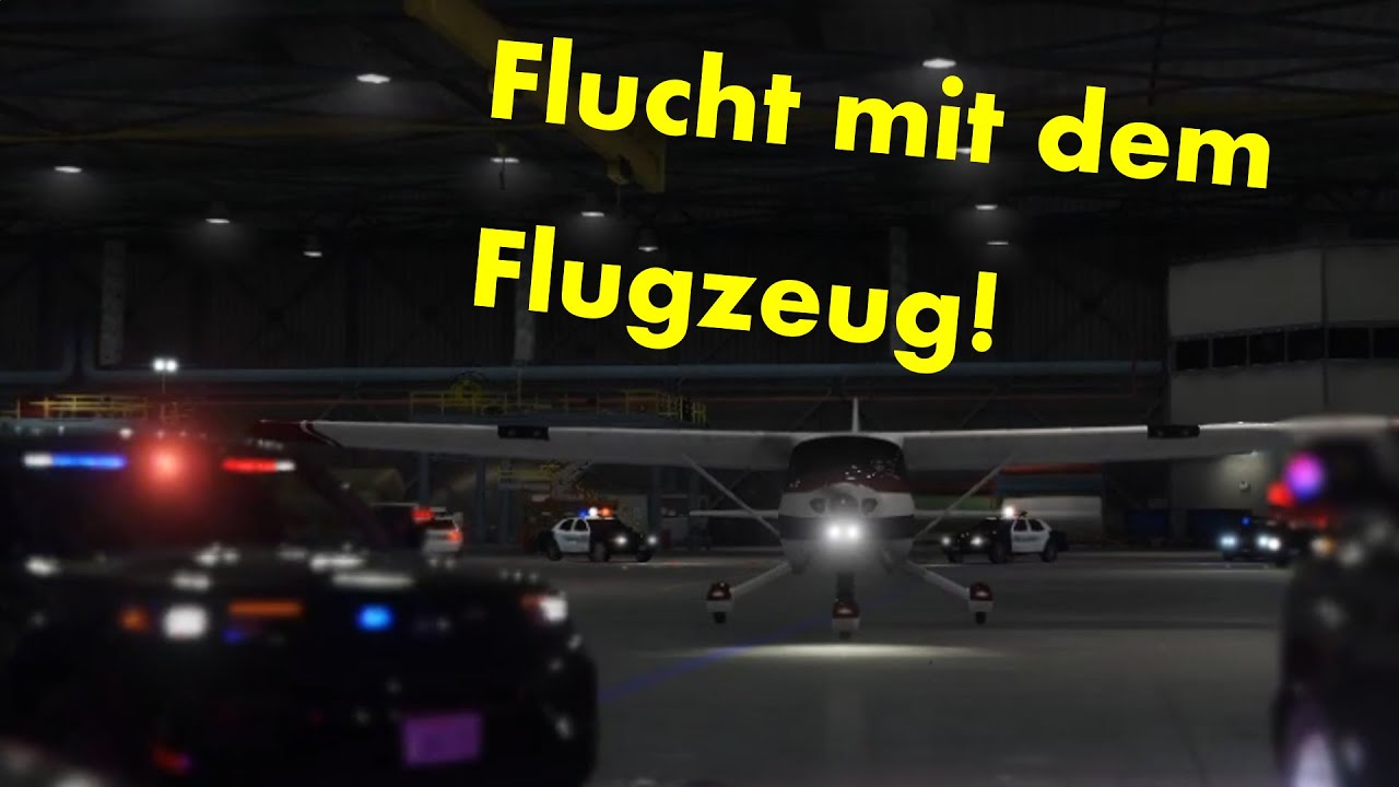 Banküberfall endet mit Kugelhagel am Flughafen! / GTARP LuckyV
