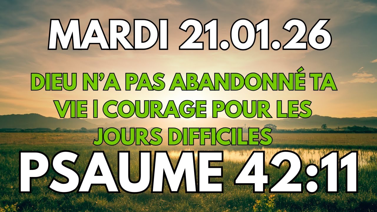 MESSAGE DU SEIGNEUR POUR TOI QUI ES D&Eacute;COURAG&Eacute; | Message du jour pour toi