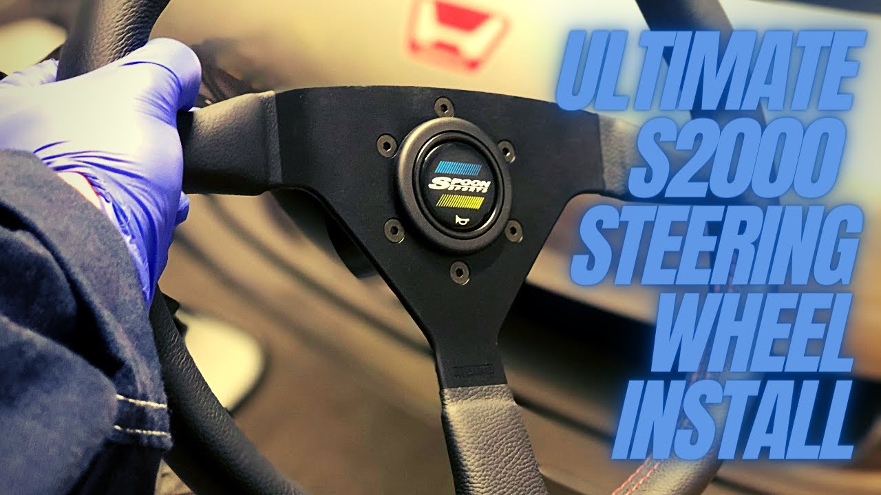 S2000 Spoon Steering Wheel, Quick Release, and Steering Solutions Cruise Control Install(ASMR)
