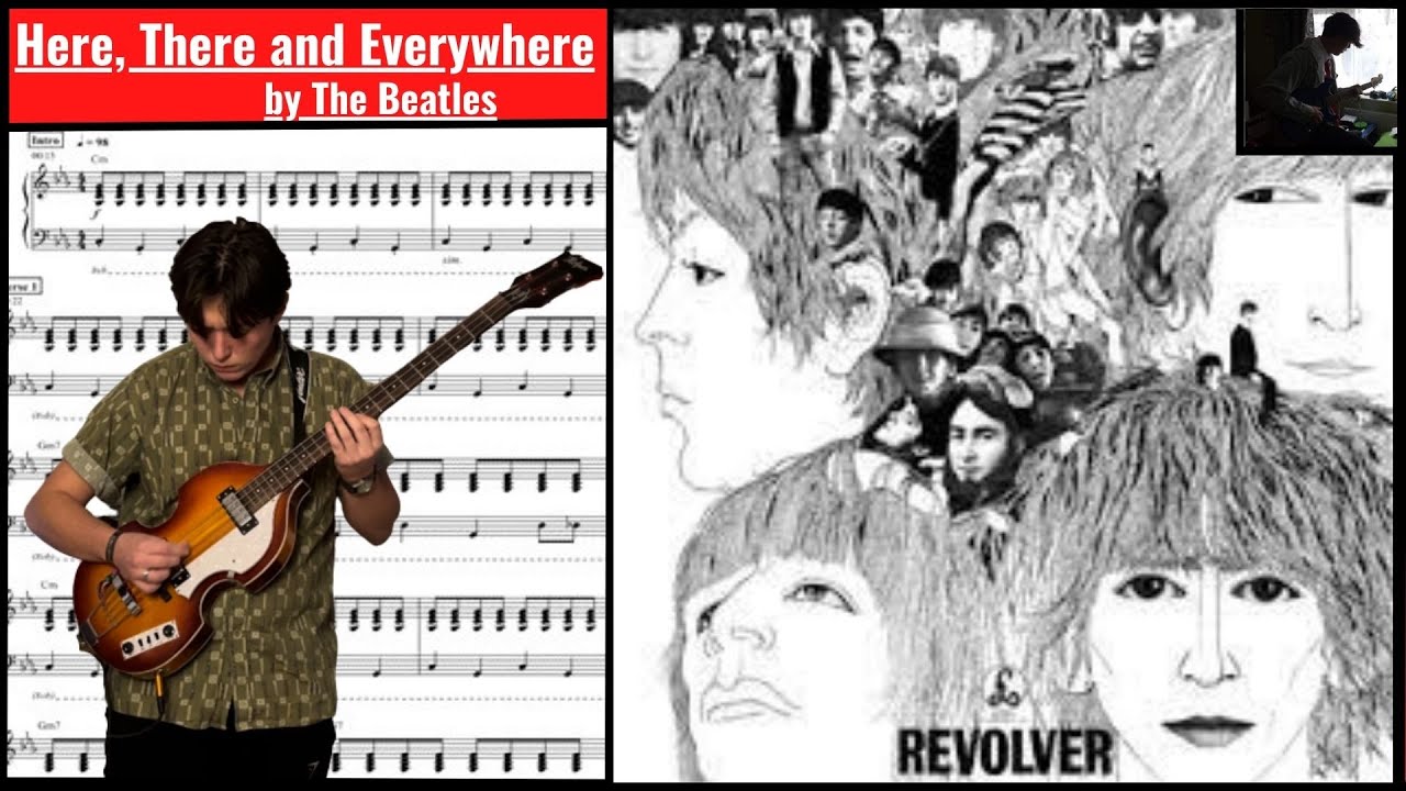 Here, There and Everywhere by The Beatles (Bass cover with Tab)