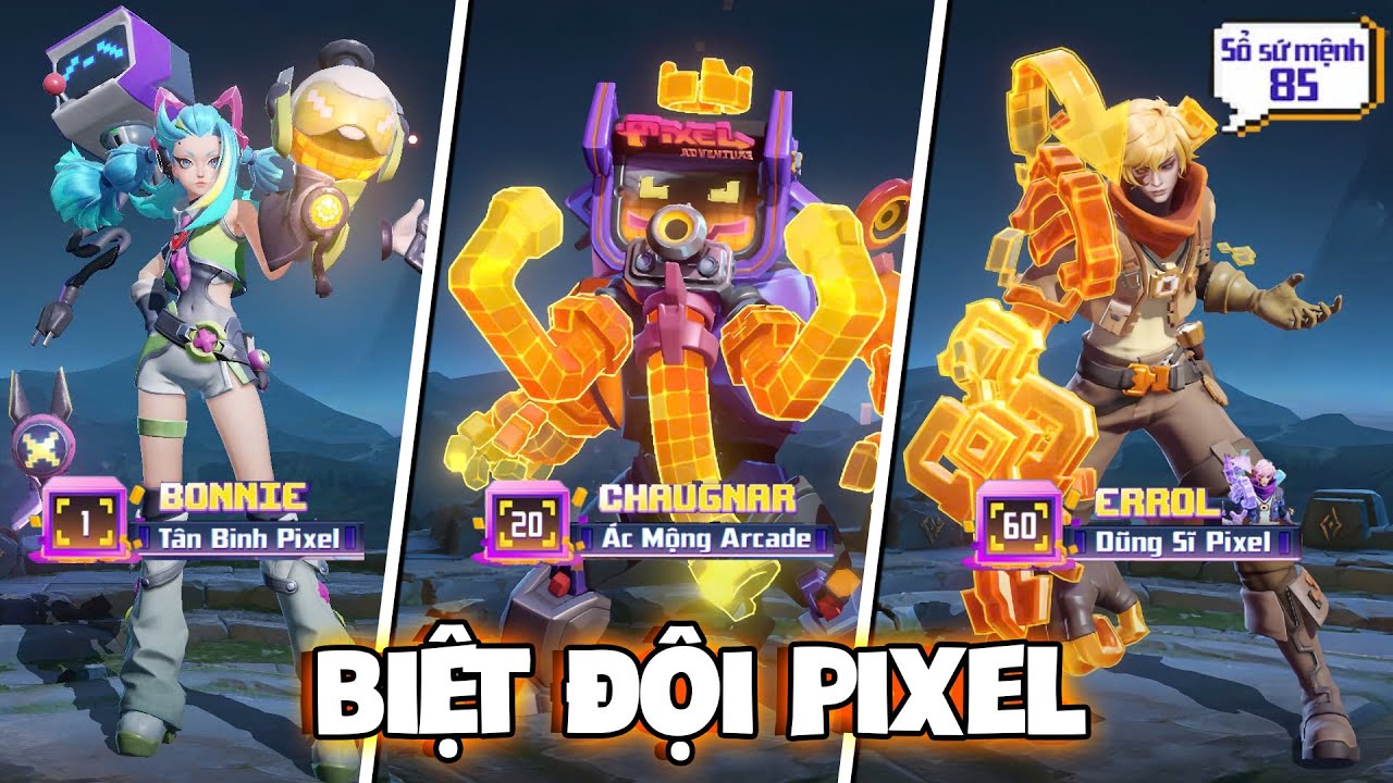 VUX LEO RANK CHIẾN TƯỚNG VỚI BIỆT ĐỘI SSM 85 ĐẠI CHIẾN PIXEL LIÊN QUÂN MOBILE