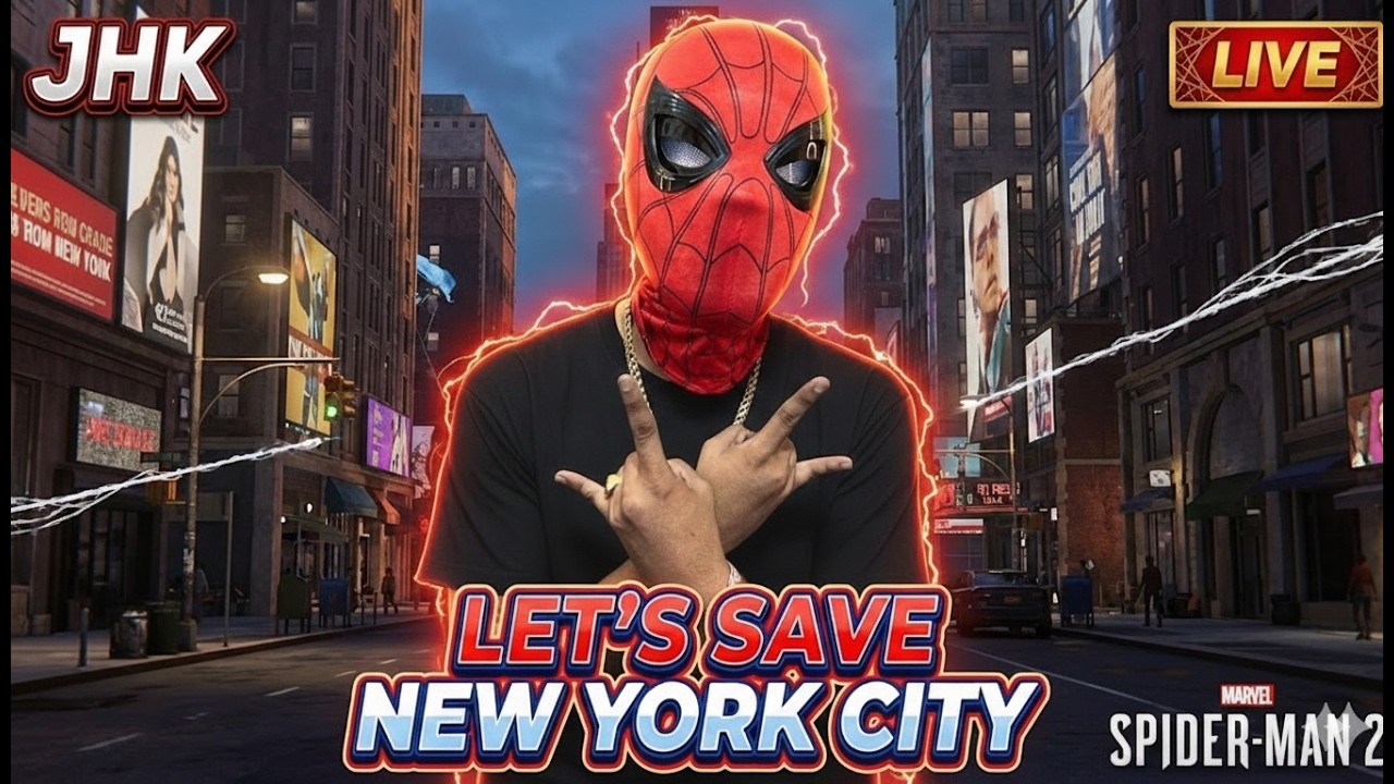 🔴TAKE 2 | LET’S SAVE NEW YORK CITY 🕷️ | WITH GREAT POWER GREAT SUBSCRIBERS😈 | LIVE Spider-Man 2  🇮🇳