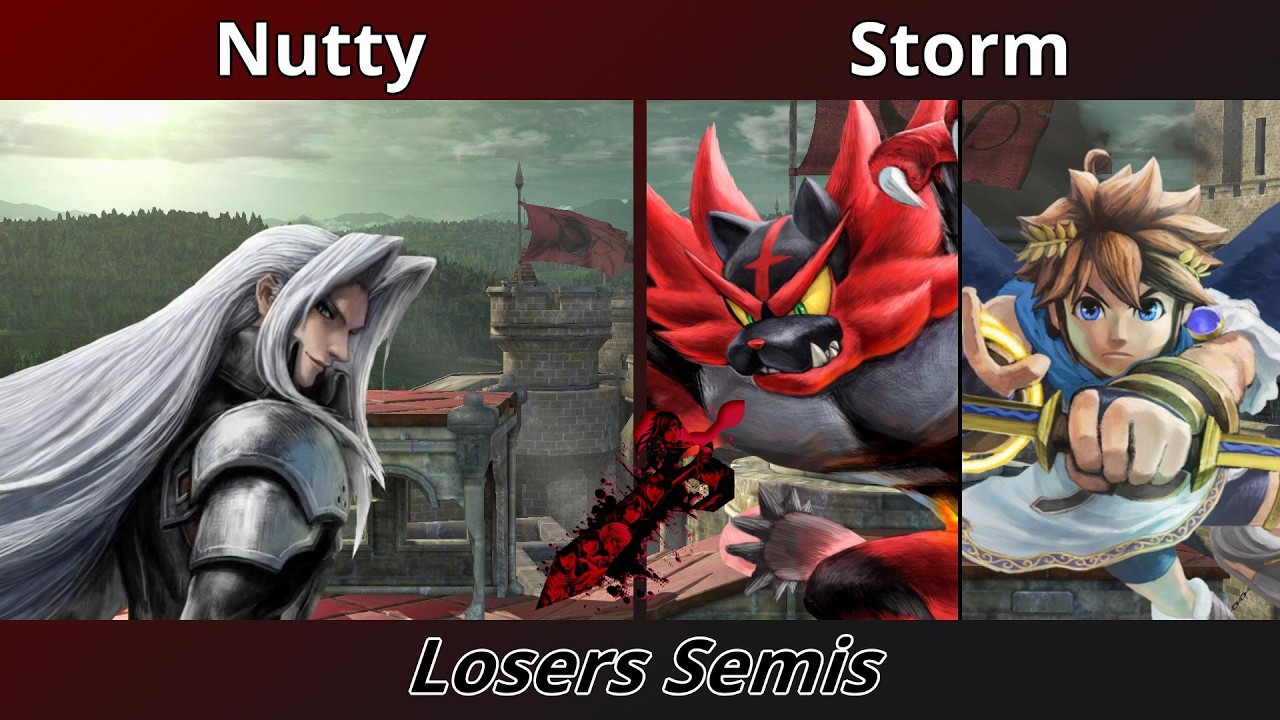 Castle Siege 111 - Losers Semis - Nutty (Sephiroth) vs Storm (Incineroar, Pit)