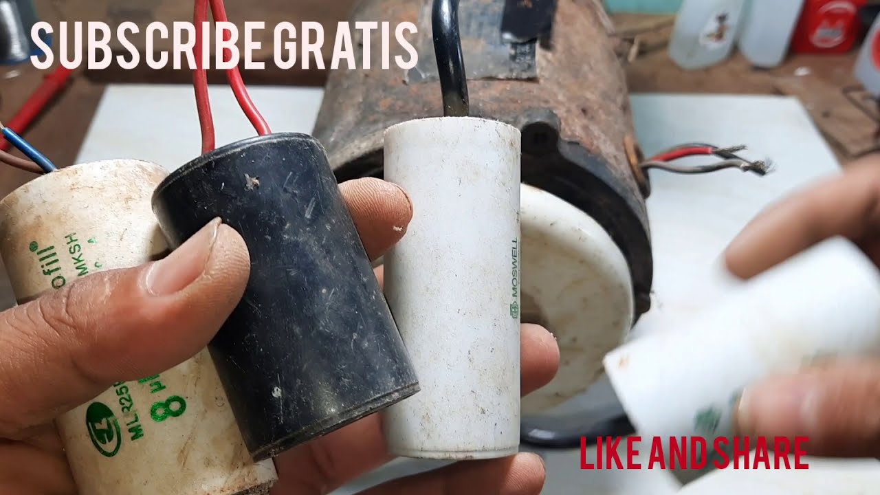 KESALAHAN MEMASANG KAPASITOR PADA POMPA AIR