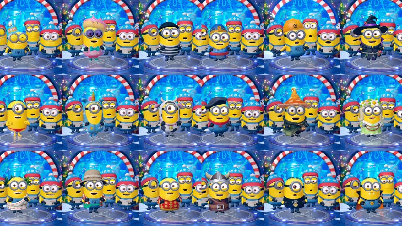 All Minions Christmas special (Except one) | New Minion rush |
